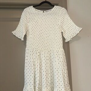 White Polka Dot Dress